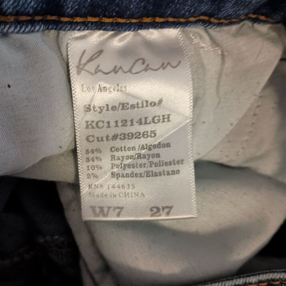 KanCan Super Skinny Jeans Size 7/27 Mid Rise Stretch Denim Blue Women’s - Picture 5 of 9